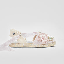 Load image into Gallery viewer, Girl's Pink Embroidery Sandals