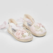 Load image into Gallery viewer, Girl's Pink Embroidery Sandals