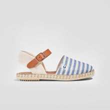 Load image into Gallery viewer, Girl's Blue Stripes Sandals ASDASD