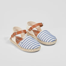 Load image into Gallery viewer, Girl's Blue Stripes Sandals ASDASD
