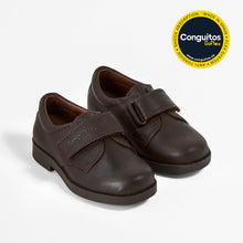 Load image into Gallery viewer, Boys Brown School Shoes