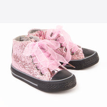 Load image into Gallery viewer, Botines de Bebé Glitter Rosa