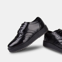 Load image into Gallery viewer, Girl's Black Blucher Shoes