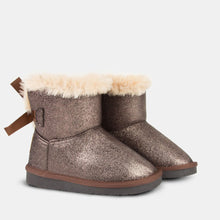 Carregar imagem no visualizador da galeria, Botas australianas com arco de chumbo metálico feminino