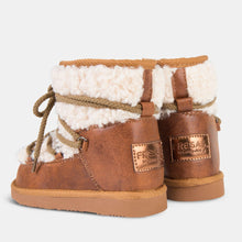 Load image into Gallery viewer, Girl's Camel Fur Laces Australian Boots