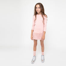 Load image into Gallery viewer, Girls Faux Fur Pink Dress