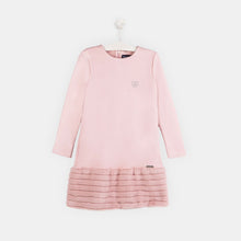 Load image into Gallery viewer, Girls Faux Fur Pink Dress