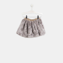 Load image into Gallery viewer, Girls Camel Faux Fur Skirt