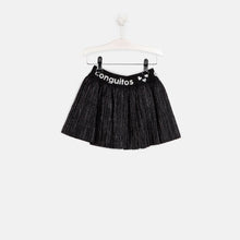 Load image into Gallery viewer, Girls Black Lurex Skirt