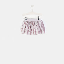 Load image into Gallery viewer, Girls Pink Peplum Hem Shining Skirt