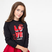 Cargar imagen en el visor de la galería, Girls Love sudadera negra