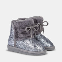 Load image into Gallery viewer, Baby's Lead Glitter Faux Fur Australian Boots