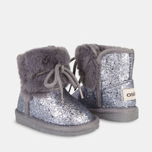 Load image into Gallery viewer, Baby's Lead Glitter Faux Fur Australian Boots