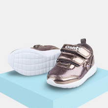Load image into Gallery viewer, Babies Metallic Lead Light Up Sneakers