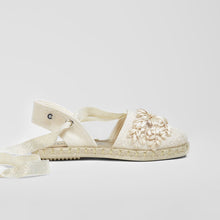 Carregar imagem no visualizador da galeria, Espadrilles de Bordado de Platina da garota