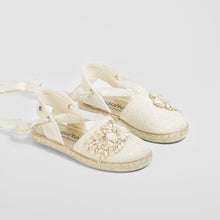 Carregar imagem no visualizador da galeria, Espadrilles de Bordado de Platina da garota