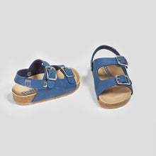 Cargar imagen en el visor de la galería, Sandalias Bio azules para bebés