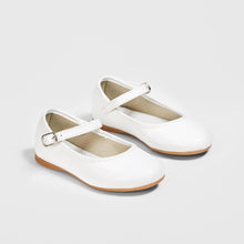 Load image into Gallery viewer, Girl's White Patent Leather Mary Jane