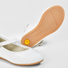 Load image into Gallery viewer, Girl's White Patent Leather Mary Jane