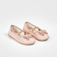 Load image into Gallery viewer, Girl's Butterfly Metallized Magnesium Ballerinas