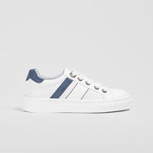 Load image into Gallery viewer, Boys White Bands Sneakers