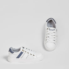 Load image into Gallery viewer, Boys White Bands Sneakers