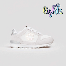 Load image into Gallery viewer, Unisex White Sneakers with Lights