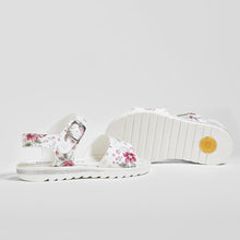Cargar imagen en el visor de la galería, Sandalias con estampado de flor de niña