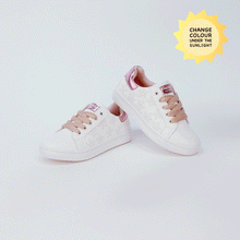 Load image into Gallery viewer, Girl's Solar Stars Colour Changing Sneakers