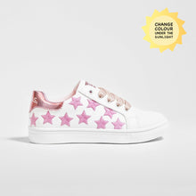 Load image into Gallery viewer, Girl's Solar Stars Colour Changing Sneakers