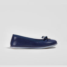 Load image into Gallery viewer, Girl's Fantasy Navy Ballerinas