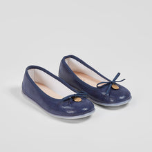 Load image into Gallery viewer, Girl's Fantasy Navy Ballerinas