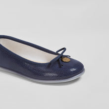 Load image into Gallery viewer, Girl's Fantasy Navy Ballerinas