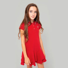 Carregar imagem no visualizador da galeria, Vestido feminino pólo vermelho