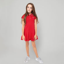 Carregar imagem no visualizador da galeria, Vestido feminino pólo vermelho