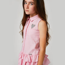 Load image into Gallery viewer, Girls Pink Ruffle Dress