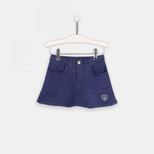 Load image into Gallery viewer, Girls Navy Flared Denim Skirt