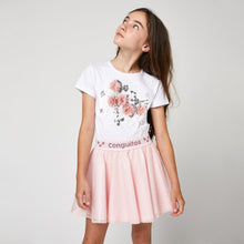 Cargar imagen en el visor de la galería, Falda Niña Lentejuelas Rosa Claro