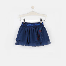 Load image into Gallery viewer, Girls Navy Tulle Skirt