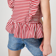 Load image into Gallery viewer, Girls Denim Strass Shorts