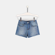 Load image into Gallery viewer, Girls Denim Strass Shorts