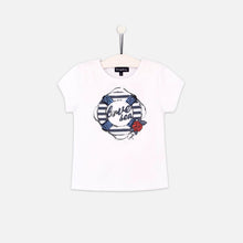 Cargar imagen en el visor de la galería, Camiseta blanca "Float" para niñas