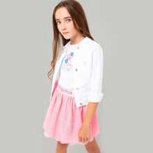 Load image into Gallery viewer, Girls "Balloons" Glitter Glow in the dark T-shirt