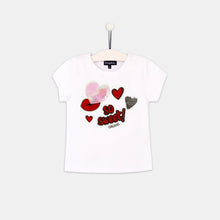 Load image into Gallery viewer, Girls "Hearts" Colour-Changing T-Shirt