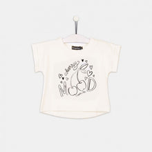 Carregar imagem no visualizador da galeria, Meninas "Cerejas Solares" Camiseta Branca