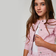 Cargar imagen en el visor de la galería, Chaqueta Niña Strass Rosa