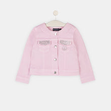 Cargar imagen en el visor de la galería, Chaqueta Niña Strass Rosa
