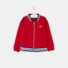 Load image into Gallery viewer, Girls Red Bomber Jacket