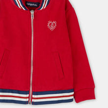 Load image into Gallery viewer, Girls Red Bomber Jacket
