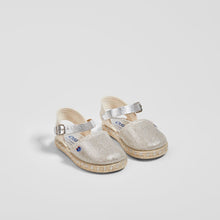 Load image into Gallery viewer, Baby's Fantasy Silver Sandals